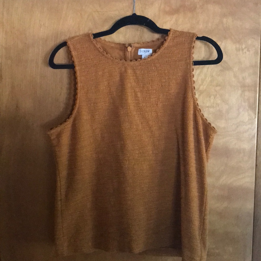 J. Crew Textured Sleeveless Top